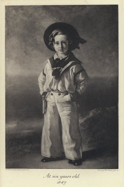 エドワード7世の子供時代（6歳 作： Franz Xaver  Winterhalter (after)