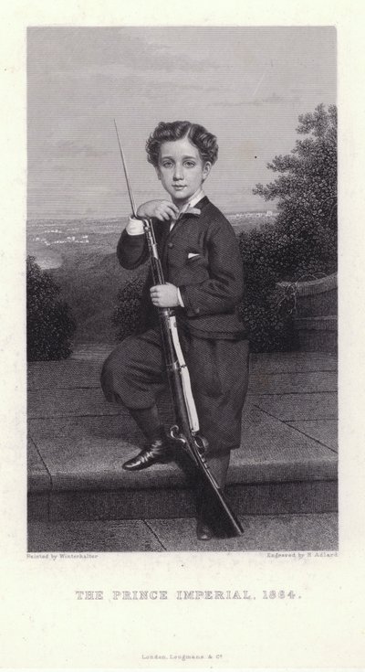 フランス皇帝ナポレオン3世の息子である皇太子ナポレオン 作： Franz Xaver  Winterhalter (after)