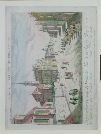 ケベック州のRue des Recolets、「Collection des Prospects」 作： Franz Xaver Habermann