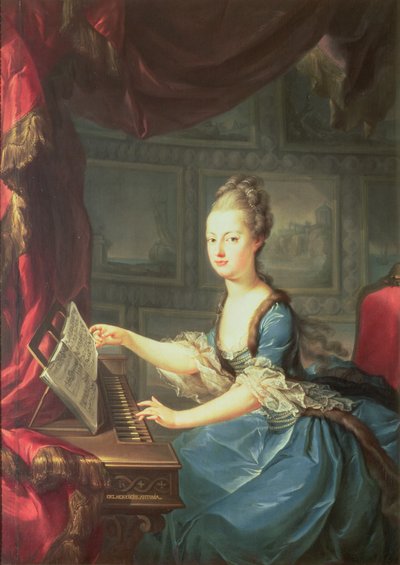 オーストリアのマリテレジア皇后（1717-80）の15人目の子であり、フランスのルイ16世の妻（17 作： Franz Xaver Wagenschon