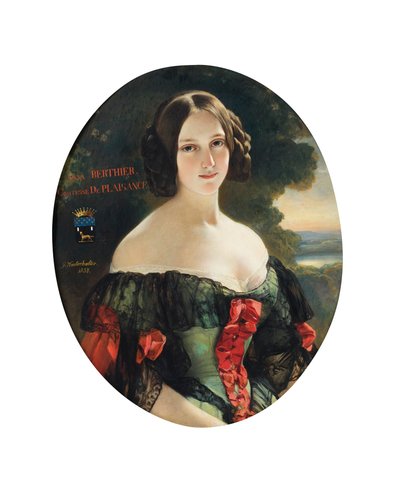 プレザンス伯爵夫人アンヌ（1815-1878）、後のプレザンス公爵夫人、旧姓ベルティエ・ド・ワグラム夫人 作： フランツ・ザビエル・ウィンターハルター