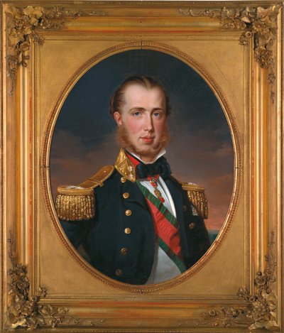 オーストリアの大公フェルディナンドマクシミリアンメキシコのマクシミリアン1世 作： Franz Xaver Winterhalter
