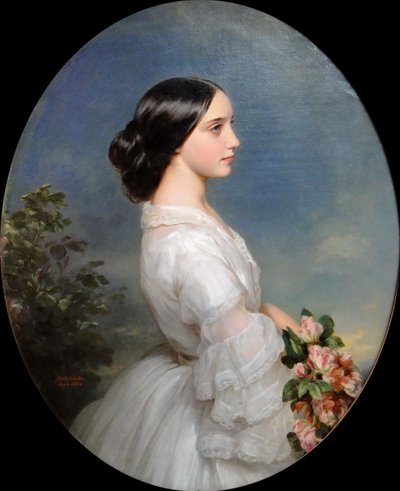 カルメンアグアード、モンモランシー公爵夫人、1860年。 作： Franz Xaver Winterhalter