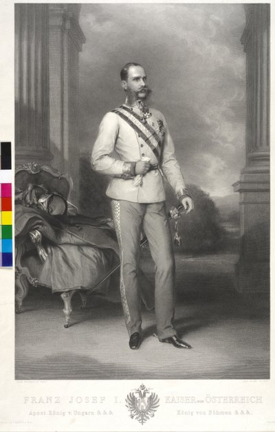 オーストリア皇帝フランツ・ヨーゼフ1世 作： Franz Xaver Winterhalter