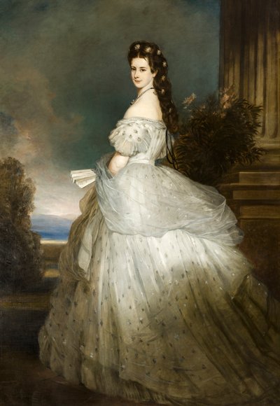 エリザベス皇后 作： Franz Xaver Winterhalter