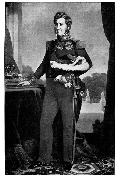フランスのルイフィリップ1世1773-1850、1900年。 作： Franz Xaver Winterhalter