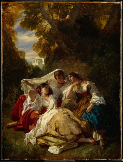 昼寝 作： Franz Xaver Winterhalter