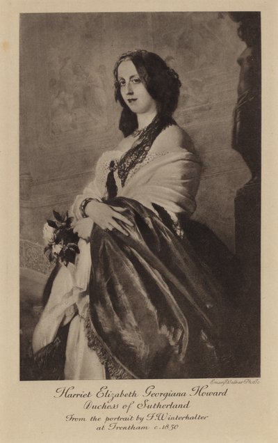 レディ・ハリエット・エリザベス・ジョージアナ・ハワード（グラビア） 作： Franz Xaver Winterhalter