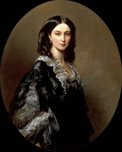 公爵夫人エリザヴェタアレクサンドロフナバリヤチンスカヤの肖像、チェルニーシェヴァ王女1826-1902、1858 作： Franz Xaver Winterhalter