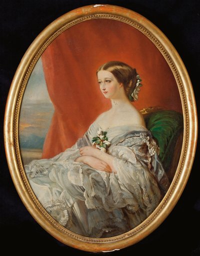 皇后エジェニーの肖像 作： Franz Xaver Winterhalter