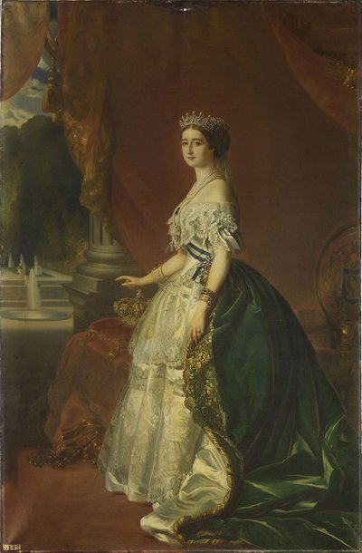 ウジェニードモンティホの肖像1826-1920年、フランス皇后、1853年 作： Franz Xaver Winterhalter