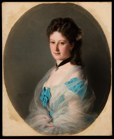 オルガ・フォン・グルネリウスの肖像 作： Franz Xaver Winterhalter