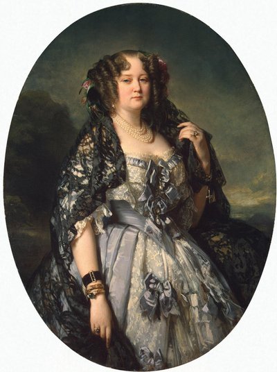 ソフィア・ラジウィル王女の肖像、1864 作： Franz Xaver Winterhalter