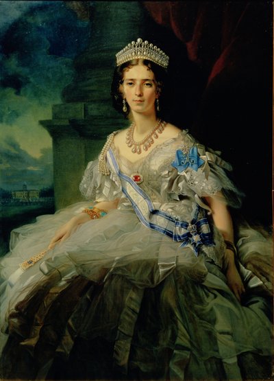 タチアナ・アレクサンロフナ・ユスポワ王女の肖像 作： Franz Xaver Winterhalter