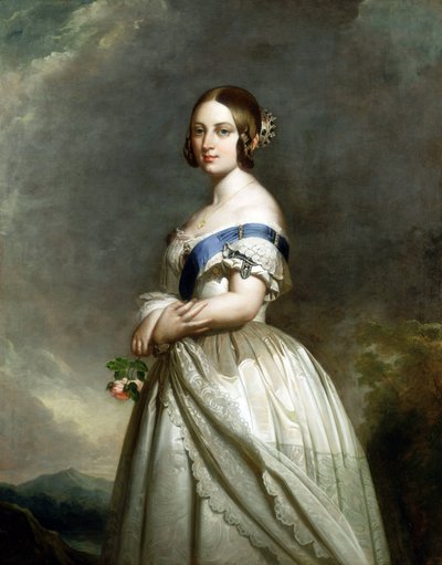 ヴィクトリア女王の肖像 作： Franz Xaver Winterhalter