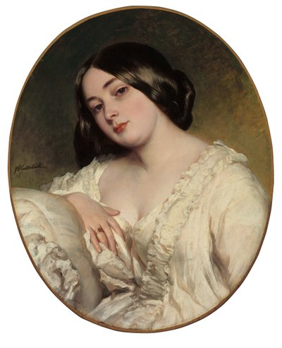 女性の肖像 作： Franz Xaver Winterhalter