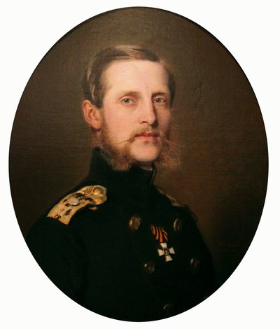 「コンスタンチン・ニコラエヴィッチ大公の肖像」、1859年 作： Franz Xaver Winterhalter