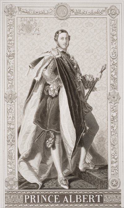 「英語とスコットランドの歴史のイラスト」第2巻のアルバート王子（1819〜61年） 作： Franz Xaver Winterhalter