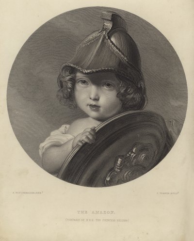 アマゾンとしてのヘレナ姫 作： Franz Xaver Winterhalter