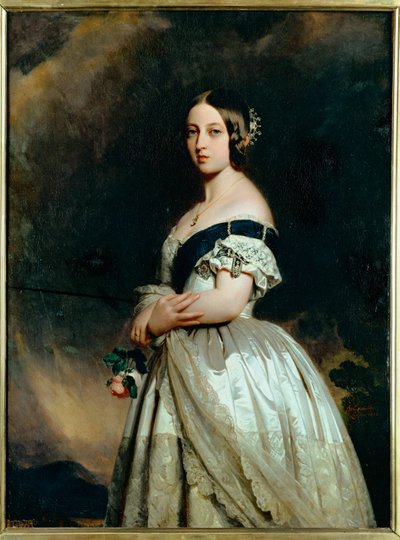 イギリスのヴィクトリア女王... 作： フランツ・ザビエル・ウィンターハルター