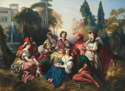 デカメロン、1837 作： Franz Xaver Winterhalter
