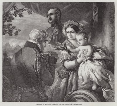 陛下のために描かれた1851年5月1日 作： Franz Xaver Winterhalter
