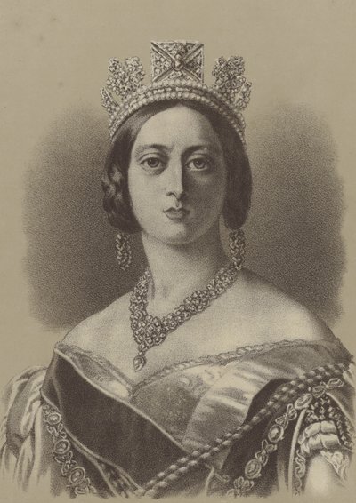 ビクトリア女王 作： Franz Xaver after Winterhalter