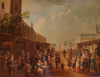 「ストリートシーン」、c1720、1938 作： Franz de Paula Ferg