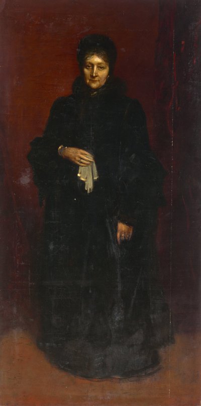 プロイセンのオーガスタ女王とドイツの女帝 作： Franz von Lenbach