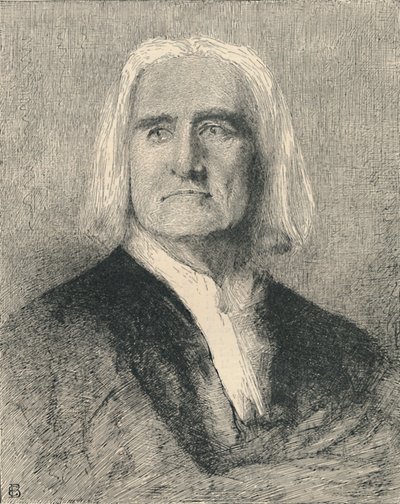 フランツリスト、c1880、1886 作： Franz von Lenbach