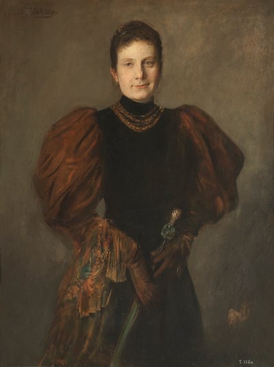 インファンタ・マリア・デ・ラ・パス・デ・ボルボン、イザベラ2世の娘 作： Franz von Lenbach