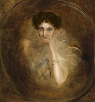 レディ・メアリー・ヴィクトリア・ライター・カーゾン、1901年。 作： Franz von Lenbach