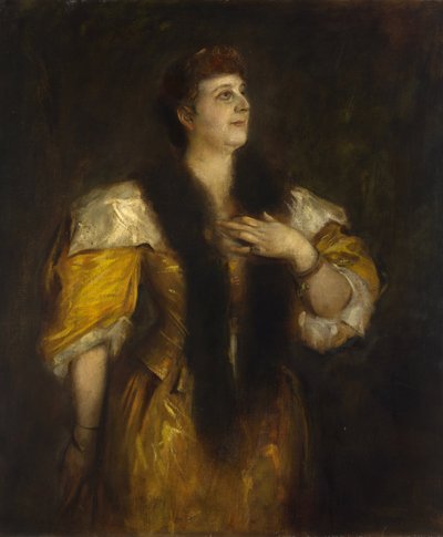 Maria Ilona (Helene) Gräfin Erdödy 作： Franz von Lenbach