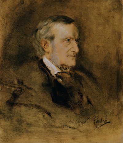 リヒャルト・ワーグナー 作： Franz von Lenbach