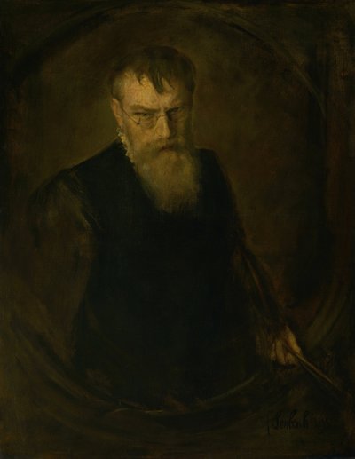 自画像 作： Franz von Lenbach