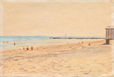 ビーチでの休暇 作： Franz von Matsch