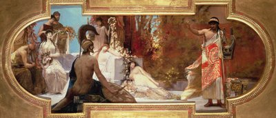 劇場の天井の劇場の歴史に関するシリーズのギリシャ劇場 作： Franz von Matsch