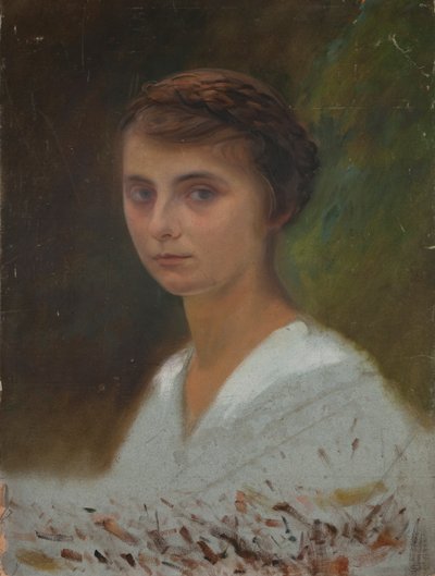 画家の娘、テレーゼ・フォン・マッチュ 作： Franz von Matsch