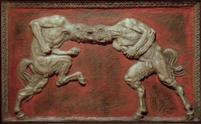 牧神との戦い 作： Franz von Stuck