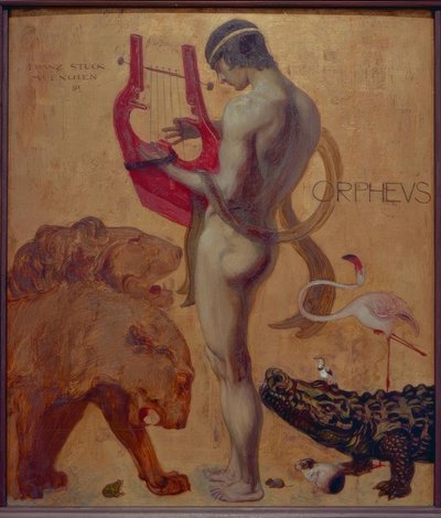 オルフェウス 作： Franz von Stuck