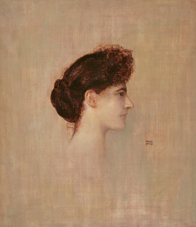 女性の肖像、1892 作： Franz von Stuck