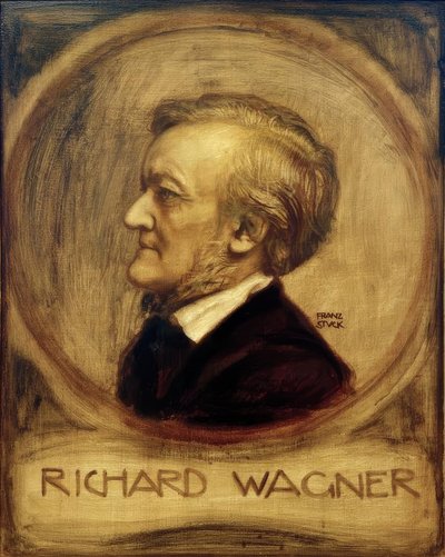 リチャードワーグナー、宝石。フォンフランツv立ち往生 作： Franz von Stuck