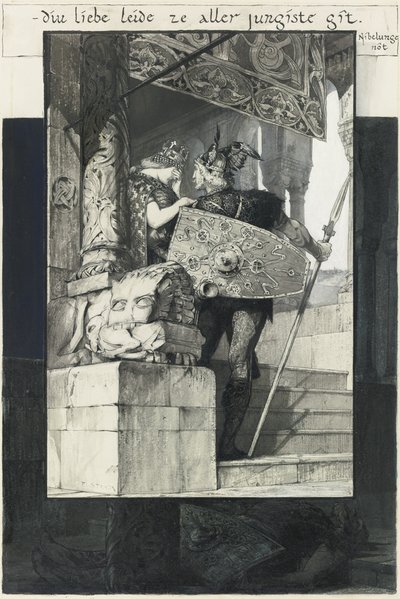 SigfriedとKriemhild 作： Franz von Stuck