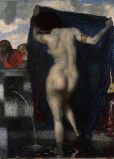 お風呂のスザンナ 作： Franz von Stuck