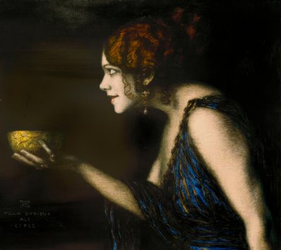 Tilla Durieux als Circe - F. v。立ち往生 作： Franz von Stuck
