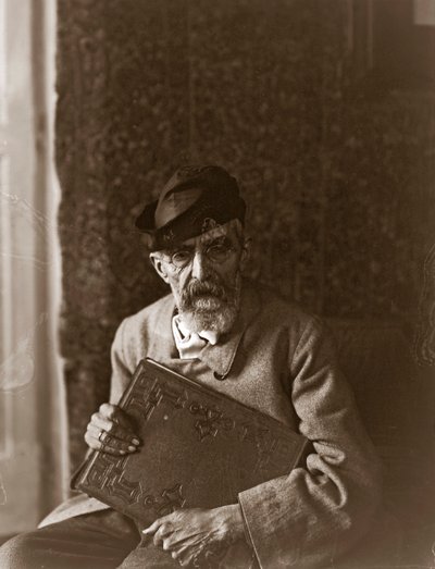 イタリアの画家ドメニコモレッリ（1826-1901）の肖像 作： Fratelli Alinari Fratelli Alinari