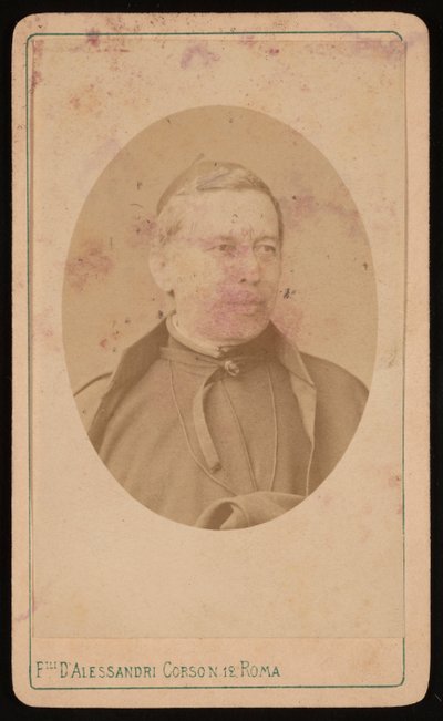 アンジェロ・セッキの肖像 1818-1878, 1876. 作： Fratelli D