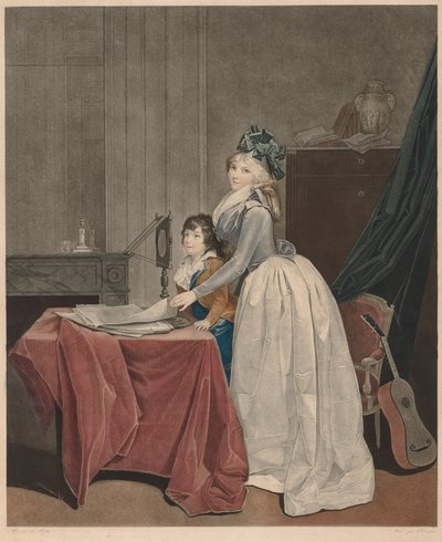 光学ビューア、c。 1794年。 作： Fréderic Cazenave