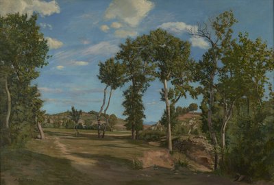 レズ川の風景 作： Frédéric Bazille