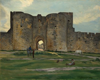 エーグモルトの女王の門、1867年。 作： Frédéric Bazille